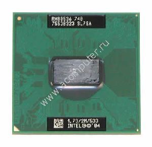     CPU Intel Mobile Pentium IV M 740 1730/2048/533 (1.73GHz), S478, SL7SA. -$69.95.