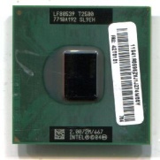     CPU Intel Pentium Core Duo (C2D) T2500 2000MHz/667MHz/2MB Cache, Socket M 478-pin Micro-FCPGA, 2.00GHz, SL9EH. -$149.