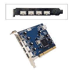 Belkin F5U220 5-Port USB 2.0 Hi-Speed PCI Card, 4 ext. 1 int., OEM (контроллер)