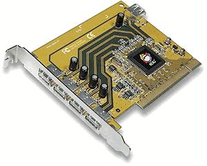 SIIG JU-P50212 5-port USB 2.0 PCI 4 ext. 1 int. controller, OEM ()