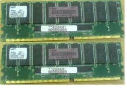 RAM Samsung M383L2828DT1 2GB (2x1GB) DDR Memory Kit, ECC PC1600 CL2, PC1600R-20220-C1-2, 184-pin, OEM ( )