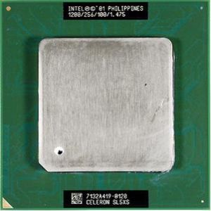 CPU Intel Celeron 1.2GHz/128/100/1.5V, SL5XS, FCPGA S370 (1200MHz), OEM ()