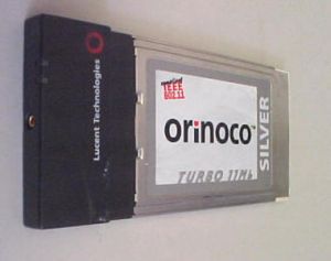Lucent Technologies Orinoco Gold 11 Mbit/s Wi-Fi Wireless PCMCIA Card, model: PC24E-H-FC, encryption: 128RC4, OEM ( )