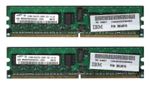 IBM System X x3550 (2x2GB) DDR2-667 ECC Fully Buffered RAM DIMM Memory Kit, PC2-5300, p/n: 38L5905, FRU: 39M5790, OPT: 39M5791, OEM (набор модулей памяти)
