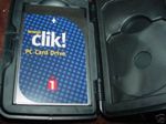 Iomega C40-T2 Clik! 40 PC card drive, p/n: 03564600, OEM (портативный жесткий диск)