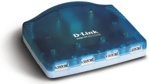 D-Link DSB-H4 4-port Universal Serial Bus USB 1.1 HUB, no PS, б.у. (внешний разветвитель)