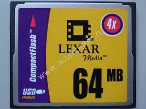 Lexar 64MB CompactFlash (CF) Memory card  ( )