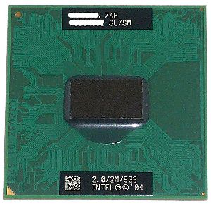CPU Intel Pentium M 760 2000/2048/533 (2.0GHz), S479, SL7SM, OEM ()
