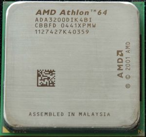 CPU AMD Athlon 64 3200+ 2000MHz, Socket 939, ADA3200DIK4BI, 512KB Cache L2, OEM ()