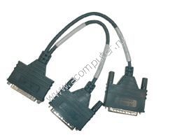 CISCO Systems cable CAB-RSP2AUX= RSP Auxiliary Y-Cable 2xDB25(Female) to 1xDB25(Male), p/n: 72-1033-01, OEM (   "")