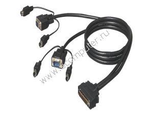 Belkin Omniview Enterprise Series Dual-Port PS/2 KVM Cable 25ft, p/n: F1D9400-25 (кабель соединительный)