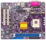 Motherboard EliteGroup P4VMM2 Socket478, 4xDDR DIMM slots, 1xAGP, 2xPCI, Sound, LAN, 4xUSB 2.0, microATX, OEM ( )