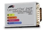 Allied Telesis CentreCom 210T AUI to 10Base-T Twisted Pair Ethernet Transceiver (MAU), p/n: AT-210T, retail (конвертор интерфейсов)