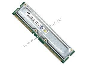 Samsung 128MB/8 PC800-45 Rambus RDRAM ECC RIMM, 184-pin, OEM ( )