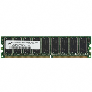 Micron DDR RAM DIMM 1GB PC2700R-25331-J0 (333MHz), Reg., ECC, CL2.5, 184-pin, MT18VDDF12872G-335D3, OEM ( )