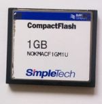 STEC (SimpleTech) NOKMACF1GM1U 1GB CompactFlash (CF) Memory card, OEM ( )