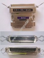 SCSI 68-pin/50-pin (wide) adapter board, M-F  (переходник)