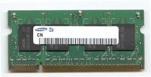 Samsung 1GB DDR2 PC2-5300S-555-12-A3 Laptop SODIMM, p/n: M470T2864QZ3-CE6  ( )