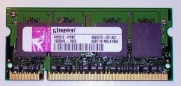    Kingston KH5512-HYNE SODIMM 256MB, DDR2 PC2-3200 (400MHz), 200-pin. -$14.95.