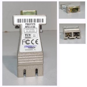 Stratos Lightware Fiber Media Interface Adapter DB9/SC (MIA Copper to Fiber), p/n: 370-3989, OEM ()