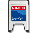 SanDisk PCMCIA CompactFlash adapter  (переходник)