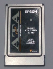       Epson SEATA-V04 4MB Flash ATA PC Card. -$79.