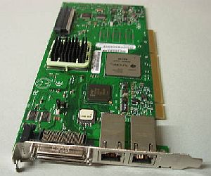 Hewlett-Packard (HP) AB290AX PCA Combo 2-port 1000BT/SCSI U320 card 68-pin, PCI-X, p/n: AB290-60001, OEM ()