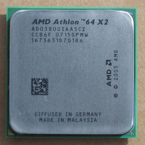 CPU AMD Athlon 64 X2 3800+ Dual Core Socket 940 (AM2) (S940), 2.0GHz, 2x512KB Cache L2, ADO3800IAA5CZ, OEM ()