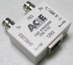 AC & E Telecommunications K162 Dual BNC to RJ45 Adapter, p/n: 408809069, OEM ()