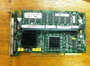    DELL PERC4/DC (LSI Logic MegaRAID 320-2 518 Series), SCSI Ultra320 (U320) RAID controller, 2 channel, 128MB Cache Memory/w BBU, PCI-X Bus, p/n: 0KJ926. -$599.