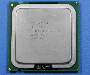 CPU Intel Pentium 4 520 2.8GHz (2800MHz), 1M cache, 800MHz FSB, LGA775, Prescott, Hyper-Threading technology, SL7J5, OEM ()
