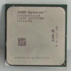 CPU AMD Dual-Core Opteron Model 270, 2.0GHz (2000MHz), 2x1MB (2x1024KB), Socket 940 PGA (940-pin), OSA270FAA6CB, OEM ()