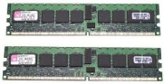       Kingston KTH-MLG4/2G 2x1GB DDR2 PC2-3200 (400MHz) ECC Reg. 240-pin SDRAM Memory DIMM Kit. -$79.