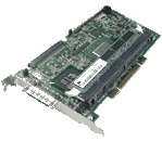 RAID controller AMI MegaRAID Express 500 Series 475/w 32MB RAM (up to 128MB), PCI, Ultra160 SCSI, 1 channel, HP p/n: 5065-7410, OEM (контроллер)