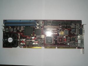 Crystal Single board SBC Computer PICMG, CPU Celeron 500MHz (up to PIII-850MHz) , RAM up to 512MB PC100/133, Chipset Int el 440BX, IDE controller up to 4 ATA/33 devices, VGA 2MB, 10/100 Ethernet, SCSI2 , OEM ( . )