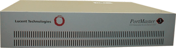Lucent Technologies Livingston PortMaster PM-3D-1E Remote Access Server (RAS)/w 6x10 modem board MDM-56K-10, retail (  )