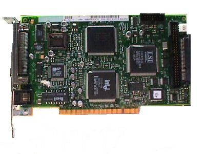 Hewlett-Packard (HP) Network 10BT/100TX adapter/SCSI 68-pin card, p/n: 5183-6009 , replacement p/n: 5064-6016, PCI, OEM (    )