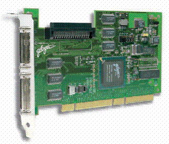Qlogic QLA1080 1 channel Ultra2 Wide SCSI controller, PCI-X, OEM ()