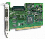 Qlogic QLA1080 1 channel Ultra2 Wide SCSI controller, PCI-X, OEM (контроллер)