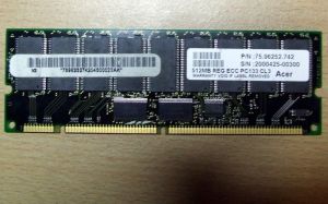 Acer SDRAM DIMM 75.96252.742 512MB, ECC, PC133 (133MHz), CL3, OEM ( )