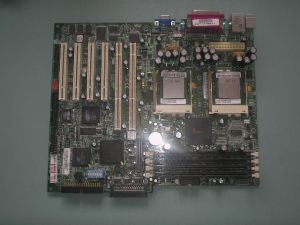 Hewlett-Packard (HP) TC4100 motherboard, 2xCPU PIII S370 up to 1.4GHz, 4xPCI, 2xPCI-X, p/n: P3537-63011, OEM ( )