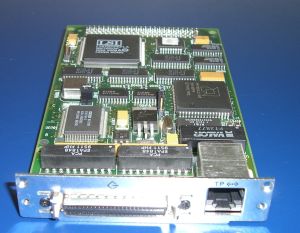 SUN Microsystems SBUS SCSI Controller/Network adapter Card, 50pin SCSI/RJ45, p/n: 270-2015-03, OEM ()
