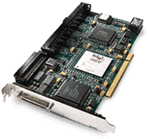 RAID Controller Mylex AcceleRAID 352, 2 x Ultra160 LVD Wide SCSI channel, 32MB SDRAM, PCI-X, retail (контроллер)