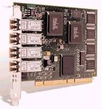 LSI Logic ITI7004G2-LC 2GBs FC (Fibre Channel) Host Bus Adapter (HBA), 4 port (Quad Channel), LC, SFF, multi-mode optics, 64-bit PCI-X 66MHz, up to 400MBps Full Duplex, OEM ()
