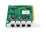 Hewlett-Packard (HP) NC340T Quad Port (4 channel) 10/100/1000Base-T Gigabit Ethernet NIC card (network server adapter), PCI-X, p/n: 389996-001, 389931-001, D34730-003, OEM (сетевой адаптер)