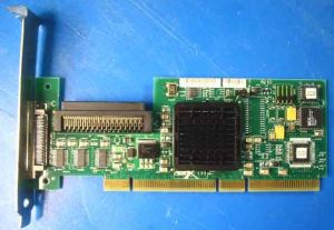 LSI Logic LSI20320-HP controller, 1 (single) Channel Ultra320, 64-bit 133MHz PCI-X, RAID levels: 0, 1 or 1E, Low Profile (LP), p/n: 339051-001, OEM ()