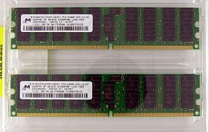 IBM DDR2 SDRAM DIMM 4GB Memory Module, PC2-5300 (667MHz), ECC REG, p/n: 77P6500, OEM ( )