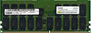 IBM 4GB 533MHZ PC2-4200 276-Pin CL5 DDR2 ECC RAM DIMM Memory Module, p/n: 16R1577, OEM ( )