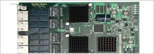 Dell HU632 Niagara 2264 Quad Gigabit Copper Fiber Network Card (adapter)/w Bypass, 4xRJ45, PCI-E, OEM (  )