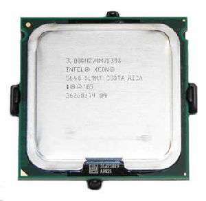 CPU Intel Xeon Dual Core 5160 3.0GHz (3000MHz), 1333MHz FSB, 4MB Cache, 1.325v, Socket LGA771, Woodcrest, SL9RT, OEM ()